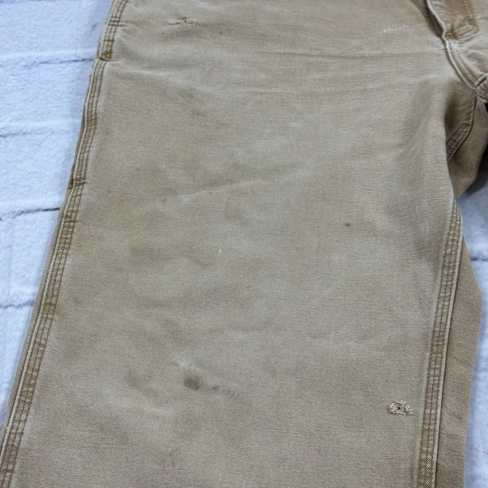 Carhartt Mens Washed Duck Work Pants 38x32 Original Dungaree Fit B11-BRN 2018 *E